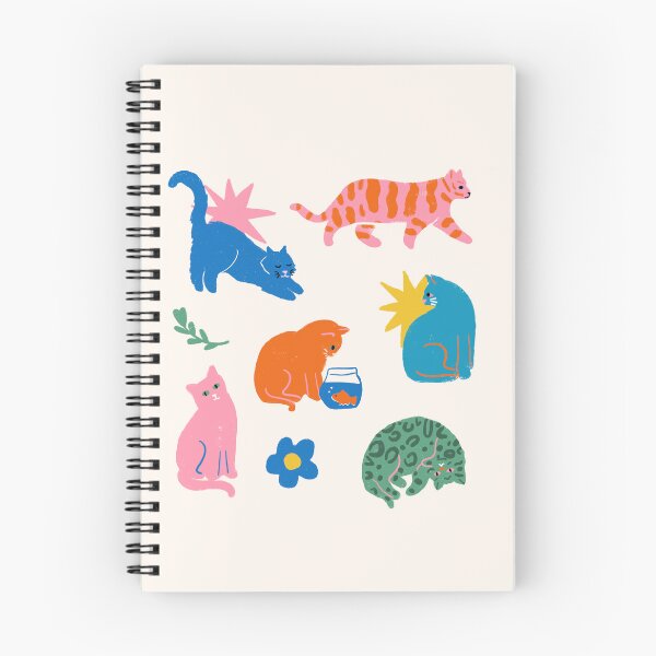 Item preview, colorful cat designed and sold by Luinwen.