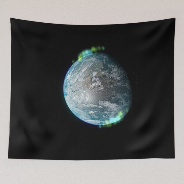 Item preview, Earth with Aurora designed and sold by ShiveringCactus.