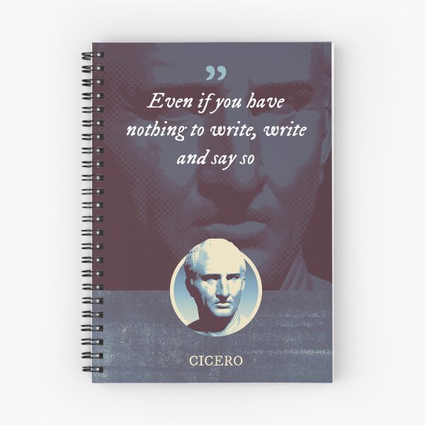 Item preview, Marcus Tullius Cicero - Even if you have nothing to write, write and say so designed and sold by Syahrasi.