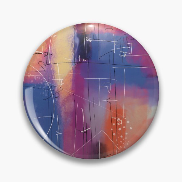 Item preview, Digital Abstract Art in Orange Palette designed and sold by LanrivArtStudio.