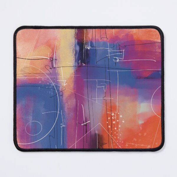 Item preview, Digital Abstract Art in Orange Palette designed and sold by LanrivArtStudio.