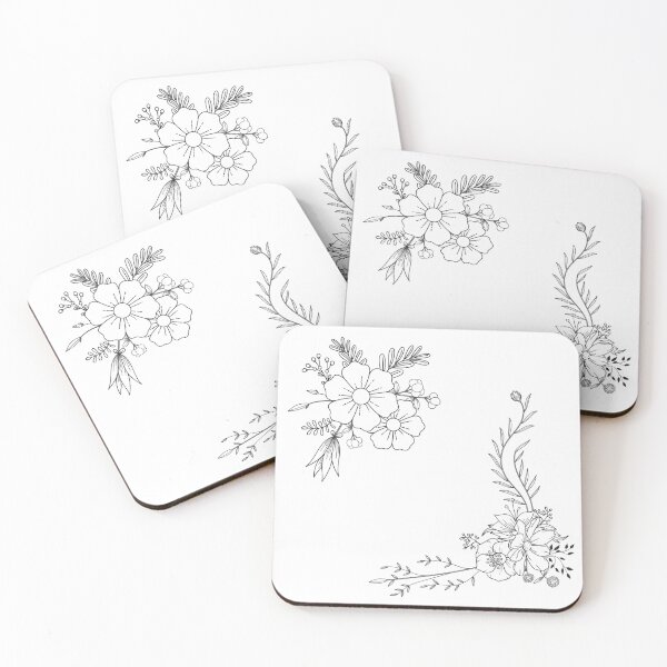 Item preview, Floral outline  designed and sold by JLoDucky.