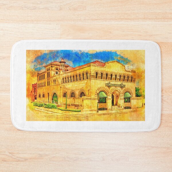 Item preview, Dr Pepper Museum in Waco, Texas - digital painting designed and sold by NickoPrints.