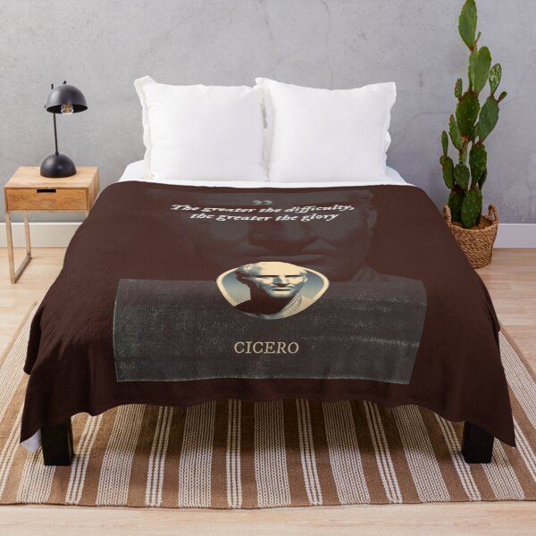 Item preview, Marcus Tullius Cicero - The greater the difficulty, the greater the glory designed and sold by Syahrasi.