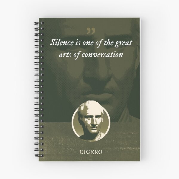 Item preview, Marcus Tullius Cicero - Silence is one of the great arts of conversation designed and sold by Syahrasi.