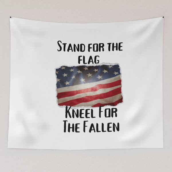 Item preview, Stand for the Flag Kneel for Fallen - Gifts for 4th of July t-shirt designed and sold by Dragsma ⭐⭐⭐⭐⭐.