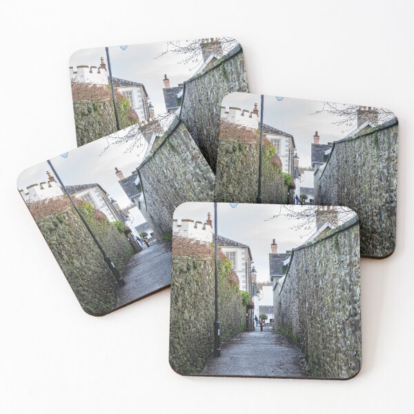 Item preview, An old stone walled lane from the old High Street to the pier at Kirkcudbright, Dumfries and Galloway, Scotland designed and sold by SnapTPhotograph.