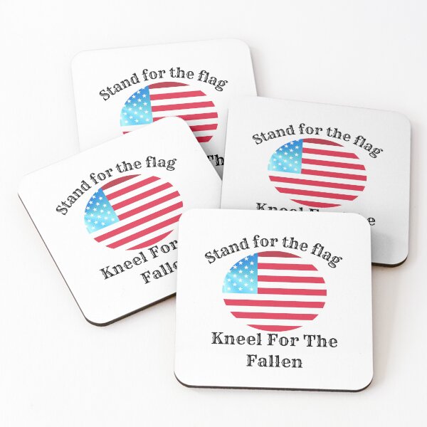 Item preview, Stand for the Flag Kneel for Fallen - Gifts for 4th of July t-shirt designed and sold by Dragsma ⭐⭐⭐⭐⭐.