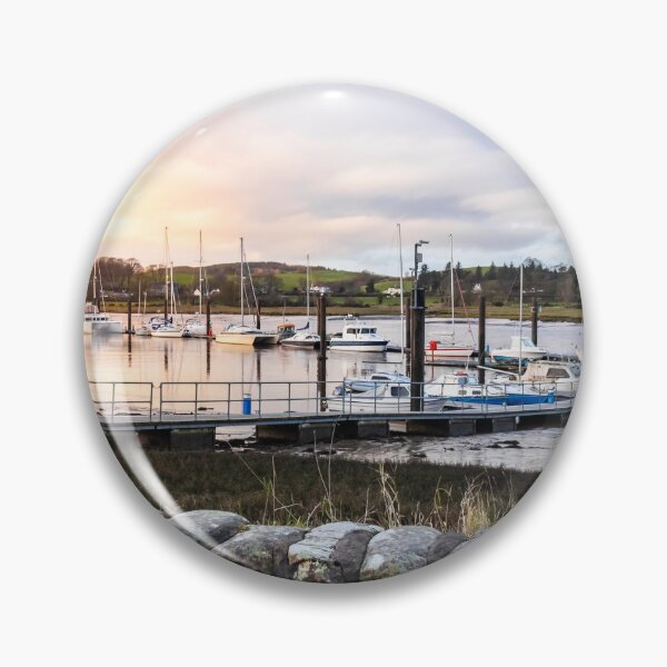 Item preview, Sunset over Kirkcudbright pier and harbour in winter, Dumfries and Galloway, Scotland designed and sold by SnapTPhotograph.