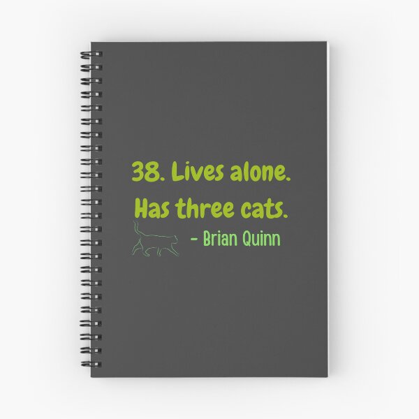 Item preview, 38. Lives alone. Has three cats. Funny designed and sold by LukjanovArt.