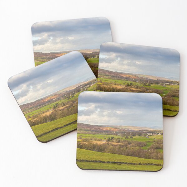 Item preview, A view of the Ken valley landscape in the Glenkens, with Dalry in the distance, Dumfries and Galloway, Scotland designed and sold by SnapTPhotograph.
