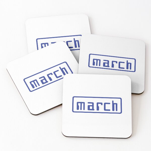 Item preview, March Racing Cars retro F1 logo - blue designed and sold by retropetrol.