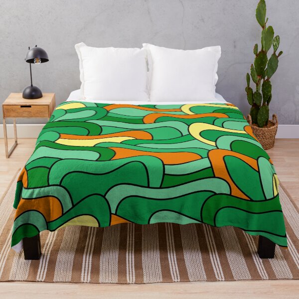 Item preview, Abstract pattern - orange, yellow and green. designed and sold by K.S ART.