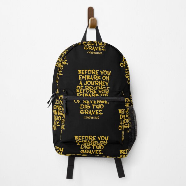 Item preview, Confucius Quote - Before You Embark On A Journey Of Revenge Dig Two Graves - Wisdom Quote - Gold designed and sold by PhiloJourney.