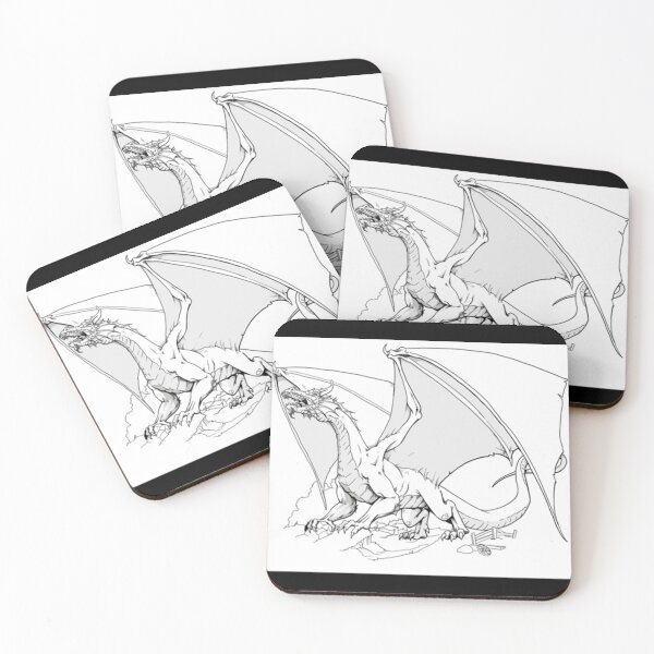 Item preview, Awesome Detailed Dragon Sketch Classic . designed and sold by savaryuppule.