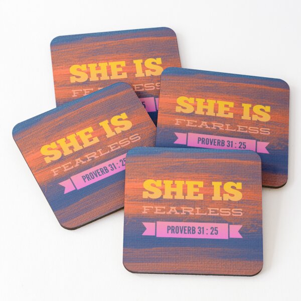 Item preview, She is fearless Proverb 31:25 designed and sold by Delicarte.