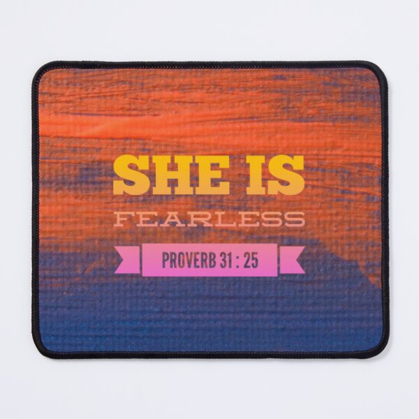 Item preview, She is fearless Proverb 31:25 designed and sold by Delicarte.