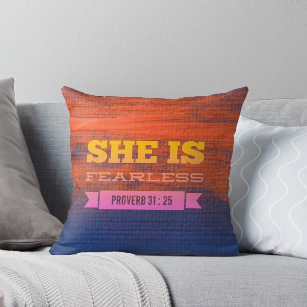 Item preview, She is fearless Proverb 31:25 designed and sold by Delicarte.