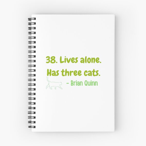 Item preview, 38. Lives alone. Has three cats. Funny designed and sold by LukjanovArt.