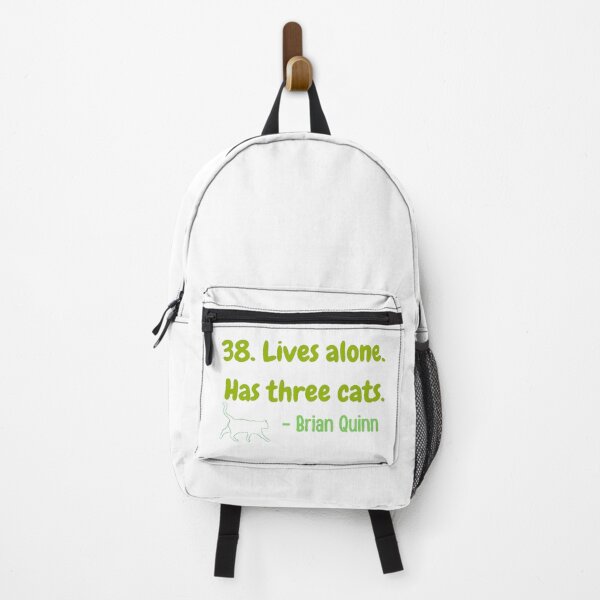 Item preview, 38. Lives alone. Has three cats. Funny designed and sold by LukjanovArt.