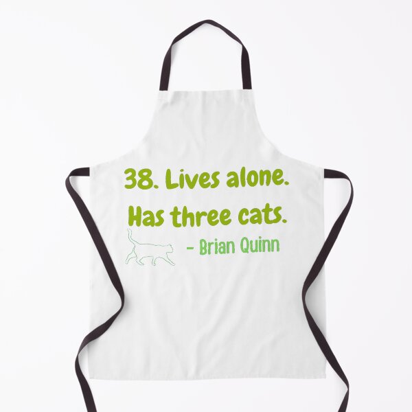 Item preview, 38. Lives alone. Has three cats. Funny designed and sold by LukjanovArt.