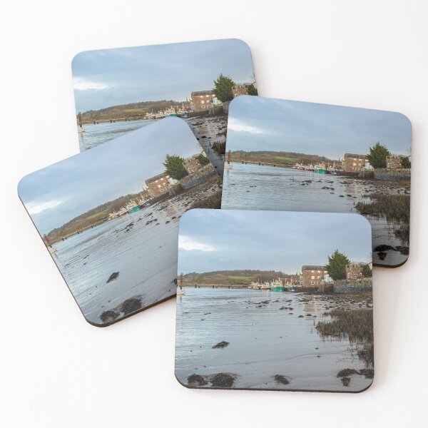 Item preview, Mudflats at lowtide on the River Dee estuary at Kirkcudbright Marina, Dumfries and Galloway, Scotland designed and sold by SnapTPhotograph.