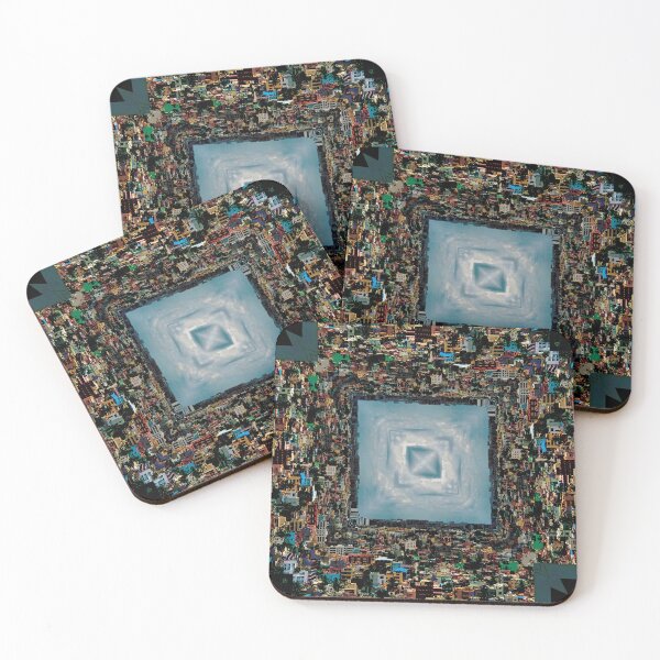Item preview, City Sky Trippy Kaleidoscopic Art | StokedUpArt designed and sold by StokedUpArt.