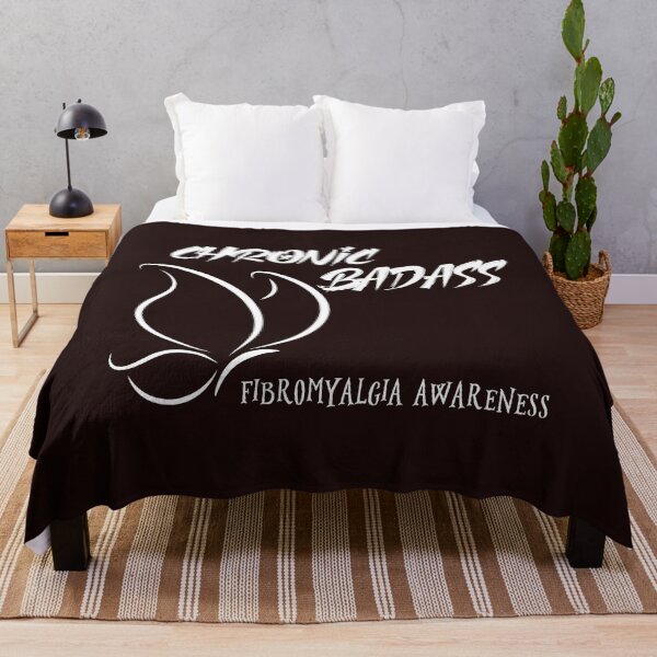 Item preview, Chronic Badass for Fibromyalgia Awareness designed and sold by Paulele.