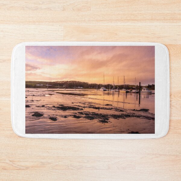 Item preview, Golden Sunset over the River Dee estuary and Kirkcudbright marina, Dumfries and Galloway, Scotland designed and sold by SnapTPhotograph.