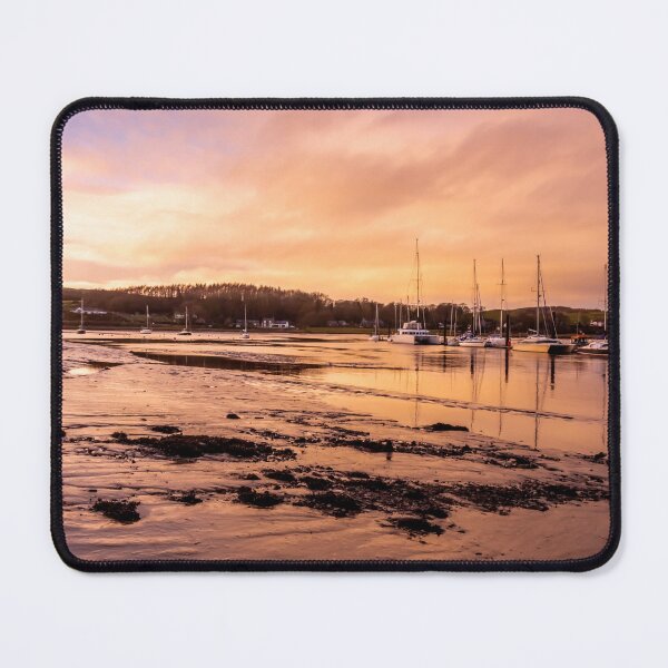 Item preview, Golden Sunset over the River Dee estuary and Kirkcudbright marina, Dumfries and Galloway, Scotland designed and sold by SnapTPhotograph.