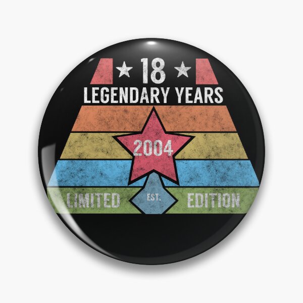 Item preview, 18 Legendary Years - 18 Year Old Birthday 2004 - 2022 designed and sold by avataraustin.
