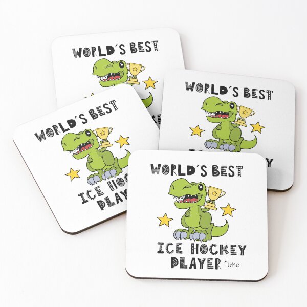 Artikelvorschau, Weltbester Eishockeyspieler, Lustig, Humor, Dinosaurier, T Rex, Tyrannosaurus, Tier, Weltgrößter, Dino entworfen und verkauft von iHeartDinosaurs.
