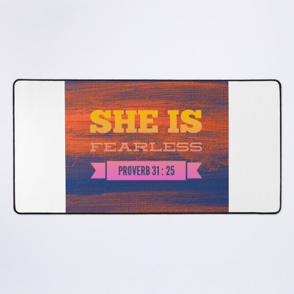 Item preview, She is fearless Proverb 31:25 designed and sold by Delicarte.