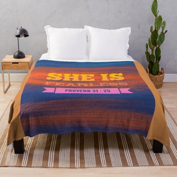 Item preview, She is fearless Proverb 31:25 designed and sold by Delicarte.