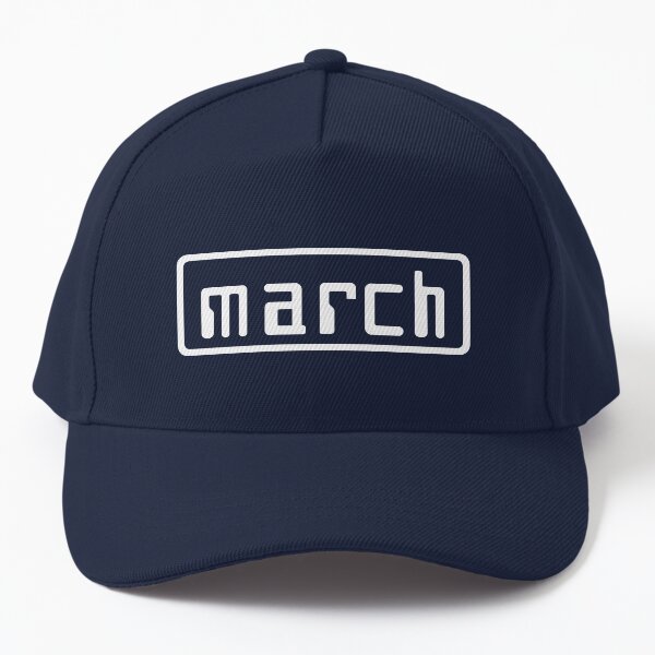 Item preview, March Racing Cars Retro-F1-Logo – klein weiß designed and sold by retropetrol.