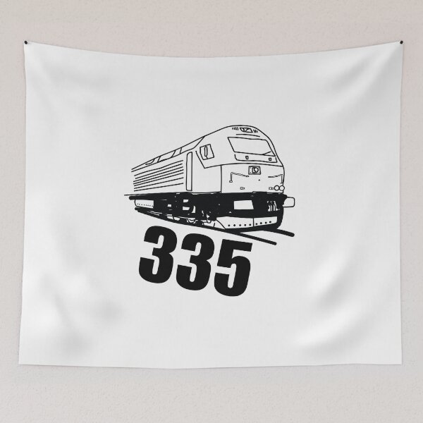 Item preview, LOCOMOTORA 335 - TRAIN - LOCOMOTIVE 335 - TRAIN - RAILWAY  designed and sold by Tropical Blood.