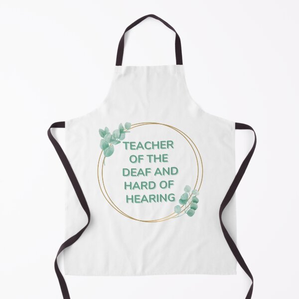 Item preview, Teacher of the Deaf and Hard of Hearing (TOD) in Greenery Hoop designed and sold by Hear4theEars.
