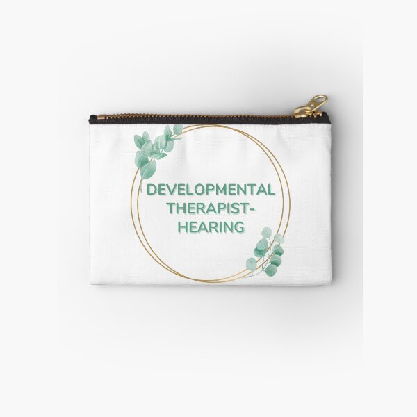 Item preview, Developmental Therapist - Hearing in Greenery Hoop designed and sold by Hear4theEars.