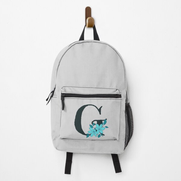Item preview, Blue floral G monogram designed and sold by Coffee Lifestyle.