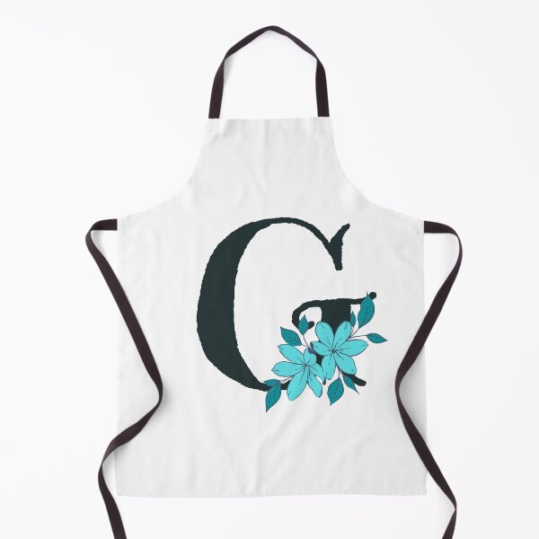 Item preview, Blue floral G monogram designed and sold by Coffee Lifestyle.