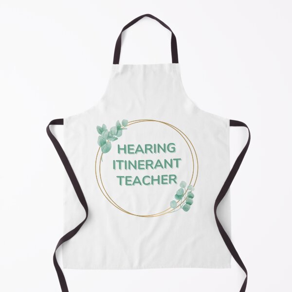 Item preview, Hearing Itinerant Teacher in Greenery Hoop designed and sold by Hear4theEars.