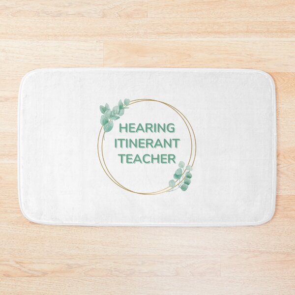 Item preview, Hearing Itinerant Teacher in Greenery Hoop designed and sold by Hear4theEars.