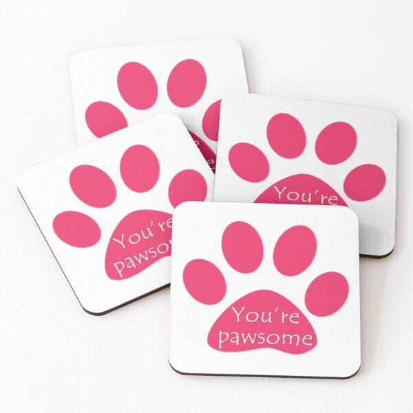 Item preview, Pawsome ~ pink designed and sold by moonlovedesigns.