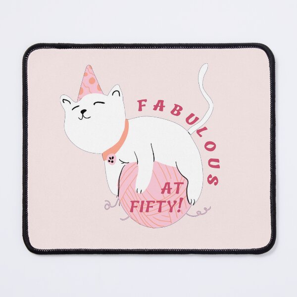 Item preview, Fabulous At Fifty - Fifty And Fabulous - Fiftieth Birthday - 50th Birth Anniversary - designed and sold by The Red Nox.