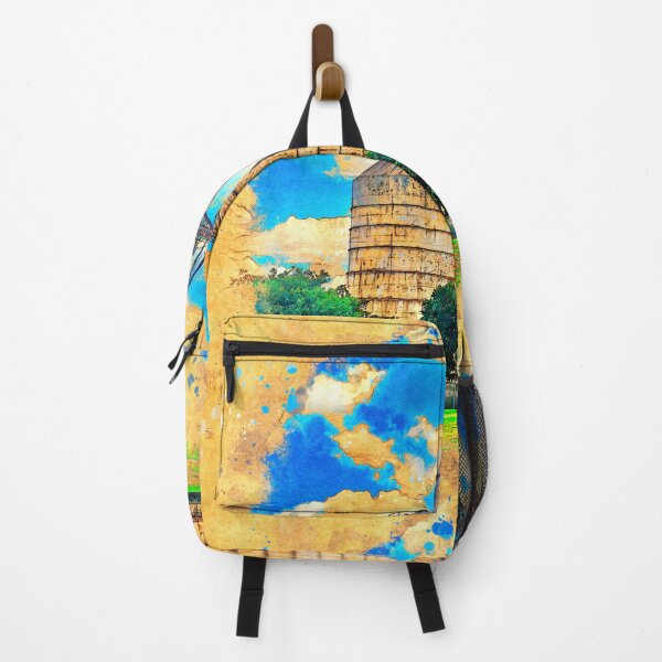Item preview, Magnolia Silos in Waco, Texas - digital painting designed and sold by NickoPrints.