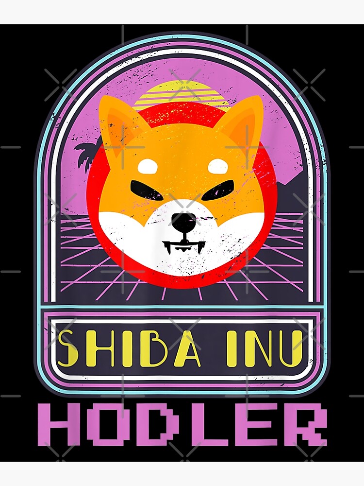 Disover SHIBA INU cryptocurrency - SHIBA INU SHIB - SHIBARMY - SHIBA INU Premium Matte Vertical Poster