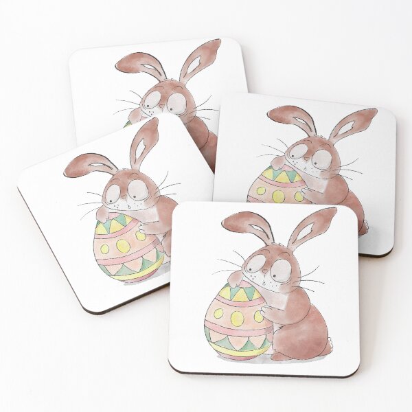 Item preview, Cute bunny with Easter egg designed and sold by elgreko.