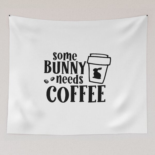 Item preview, Some Bunny Needs Coffee Happy Easter designed and sold by miraipa.