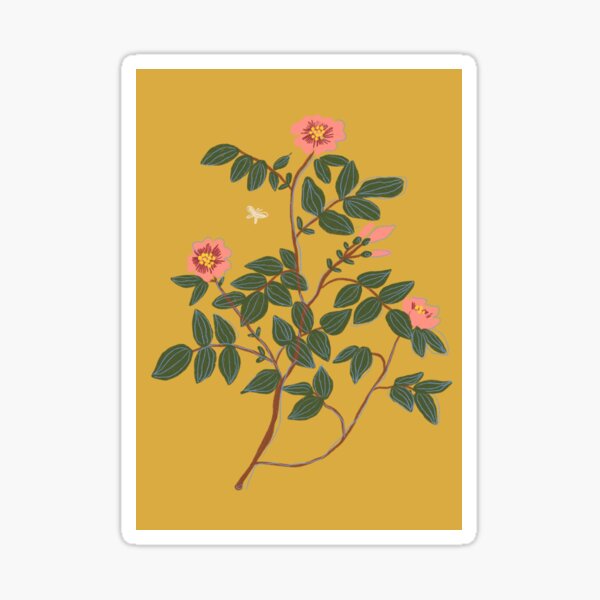 Wild rose Sticker