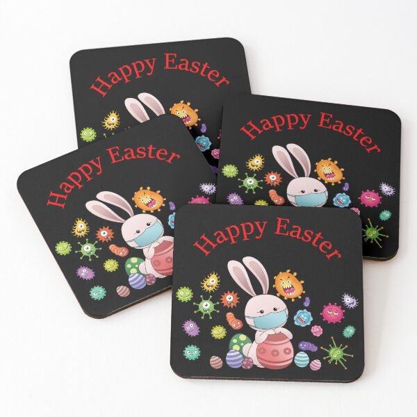 Item preview, Happy Easter Cute Design 2022 - Essential T-shirts Accessories (Black) designed and sold by bailong1668.